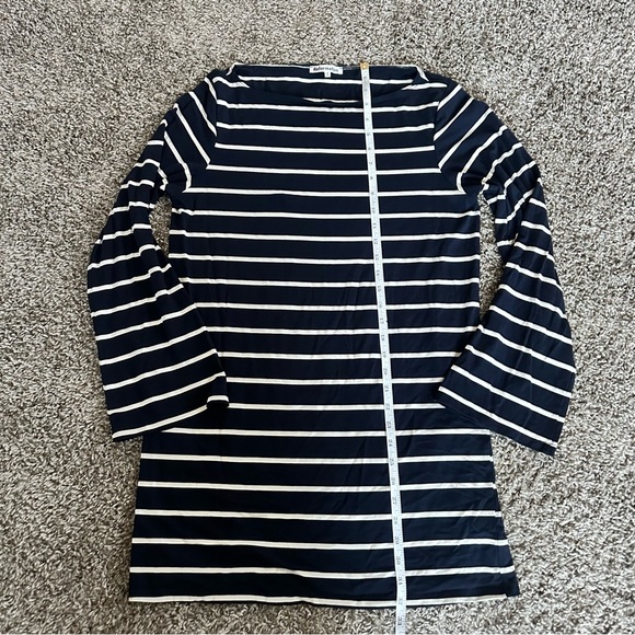 Reformation Striped Navy and White Dress - Picture 7 of 9